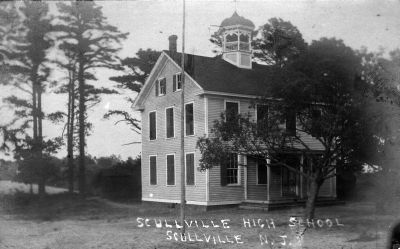 Scullville High School c1860 - click on photo for larger version